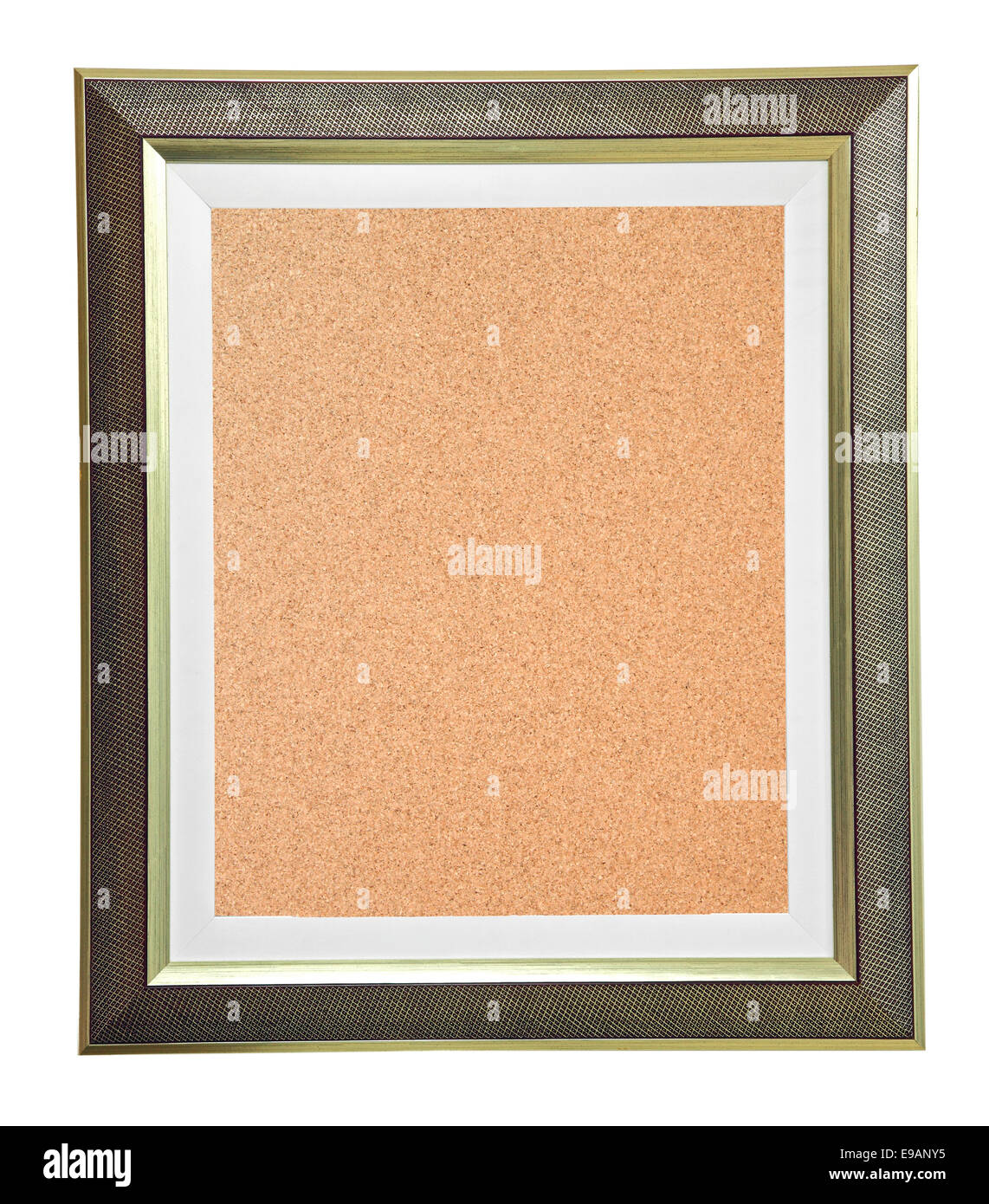 isolated cork notice board with modern frame Stock Photo Alamy