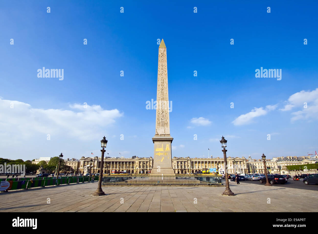 Obelisk Monument Paris Stock Photo Alamy