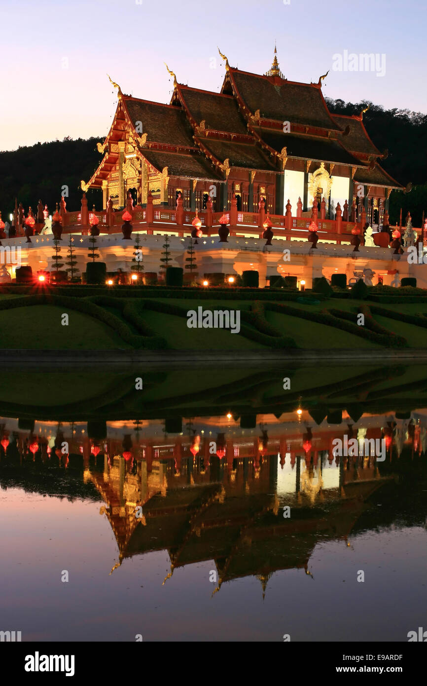 Royal Pavillion in Norther Thailand Stock Photo