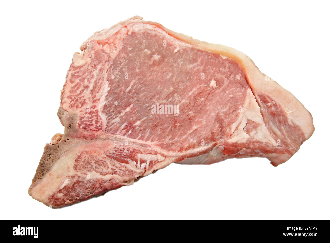 raw Tbone steak Stock Photo Alamy