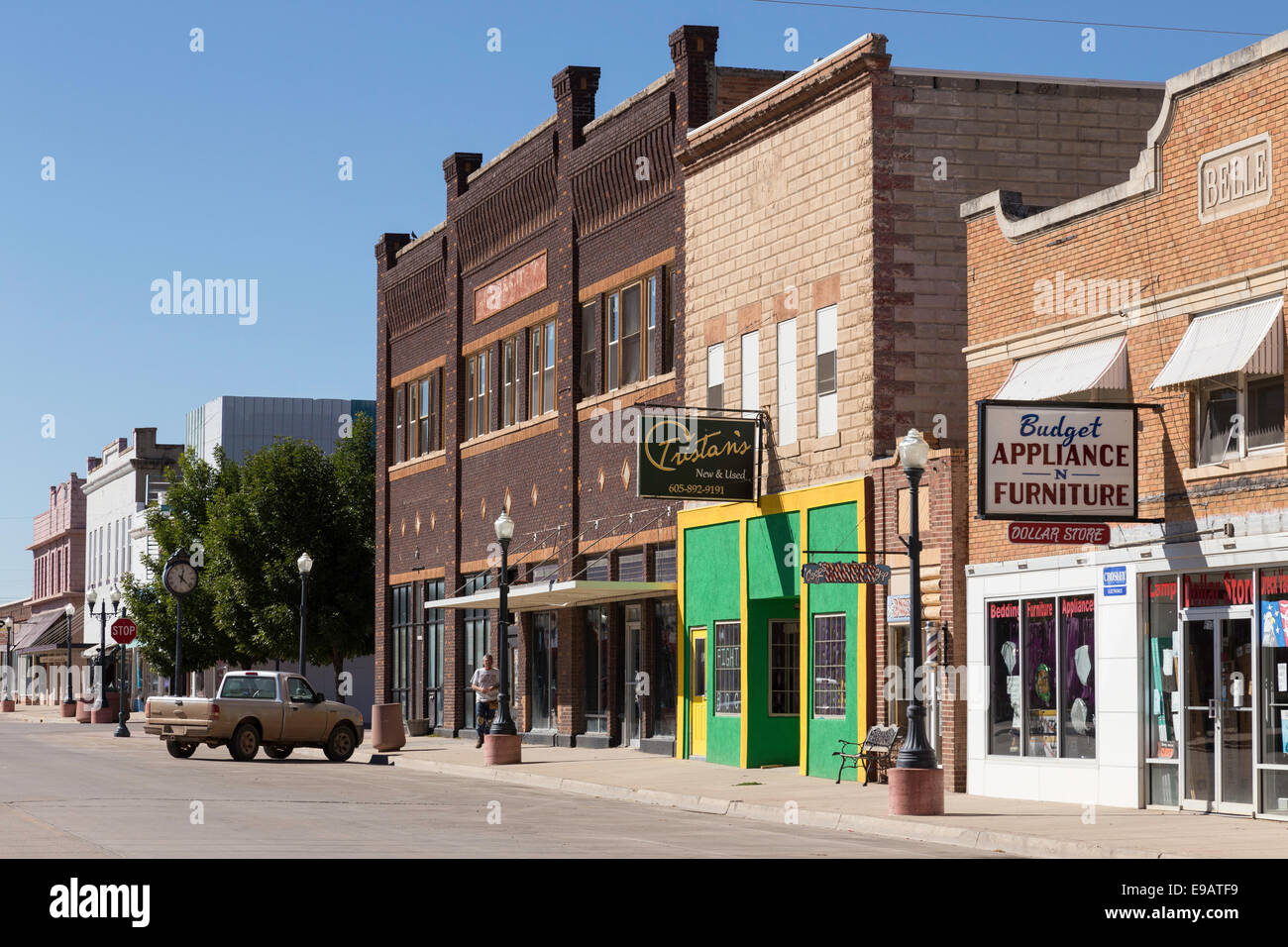 State Street, Belle Fourche, South Dakota, USA Stock Photo Alamy