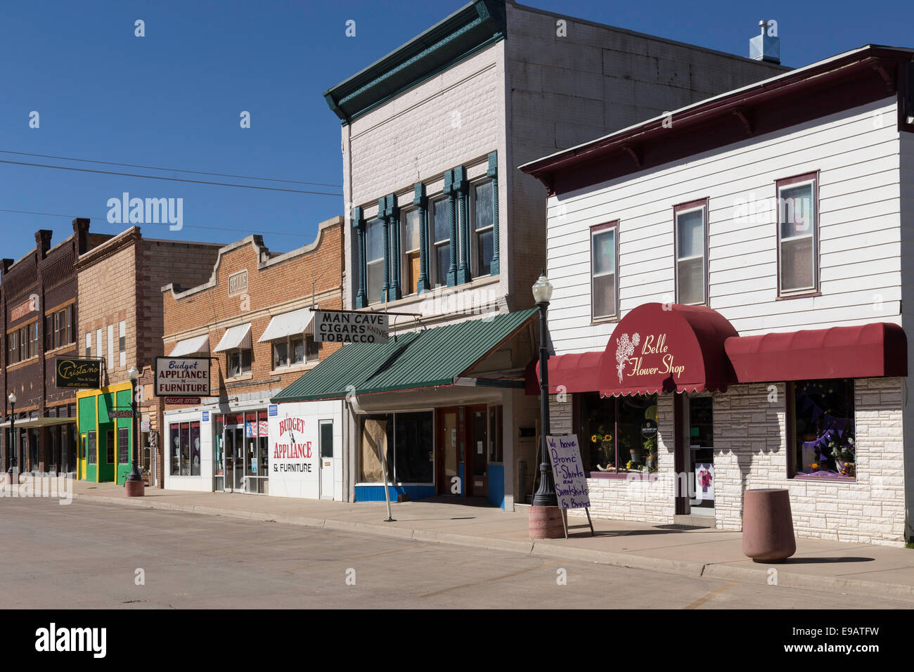 State Street, Belle Fourche, South Dakota, USA Stock Photo Alamy