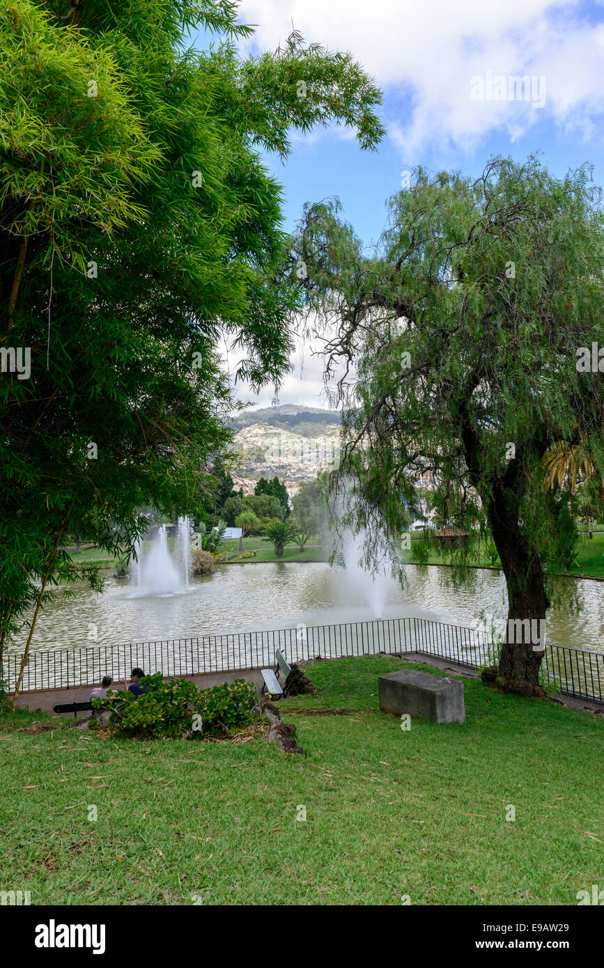 Santa Catarina Park,  Funchal Stock Photo