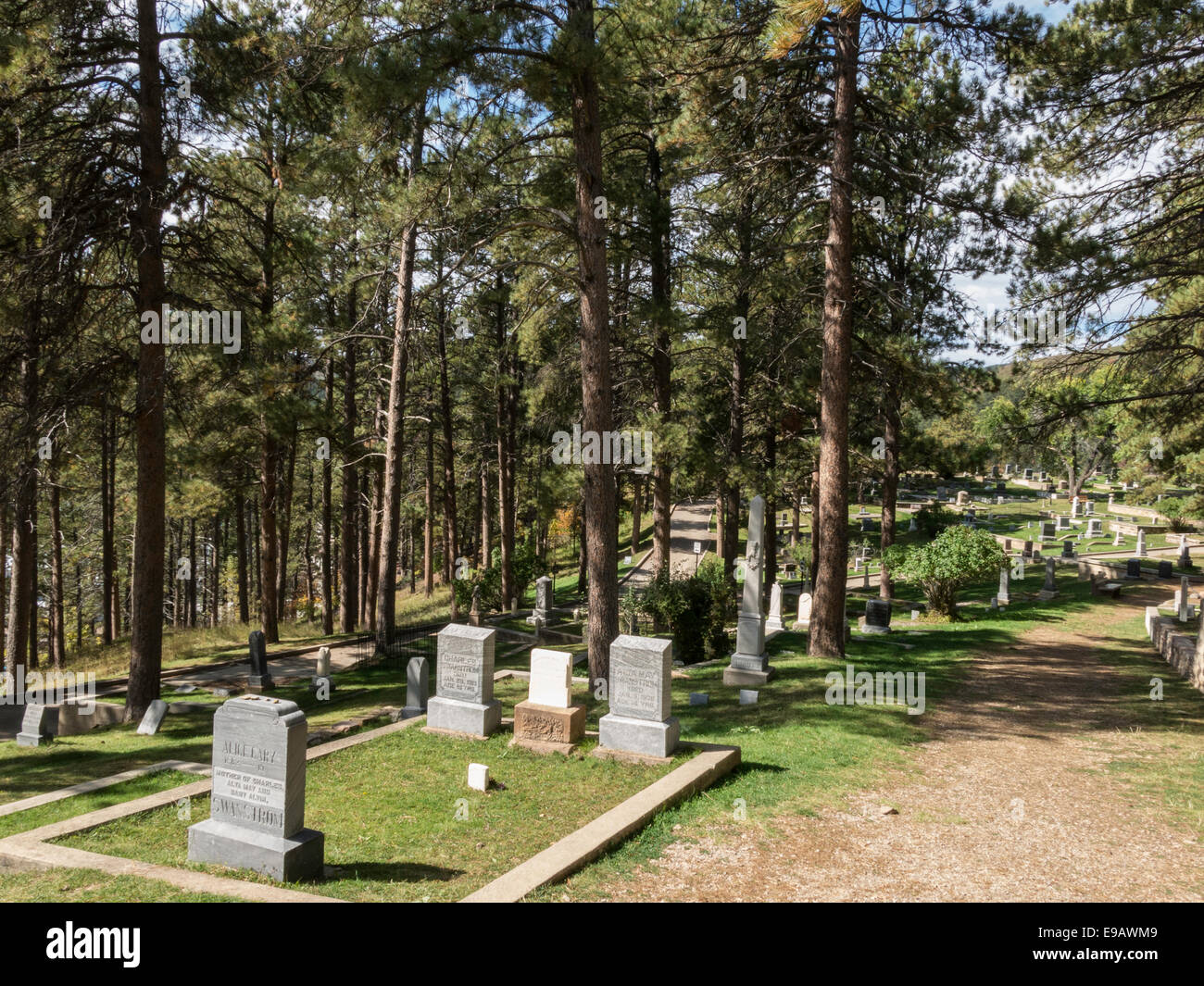 Mount Moriah Cemetery in Deadwood, South Dakota, USA Stock Photo Alamy