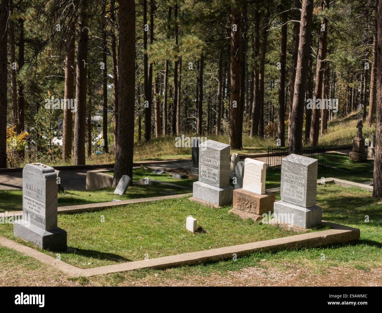 Mount Moriah Cemetery in Deadwood, South Dakota, USA Stock Photo Alamy