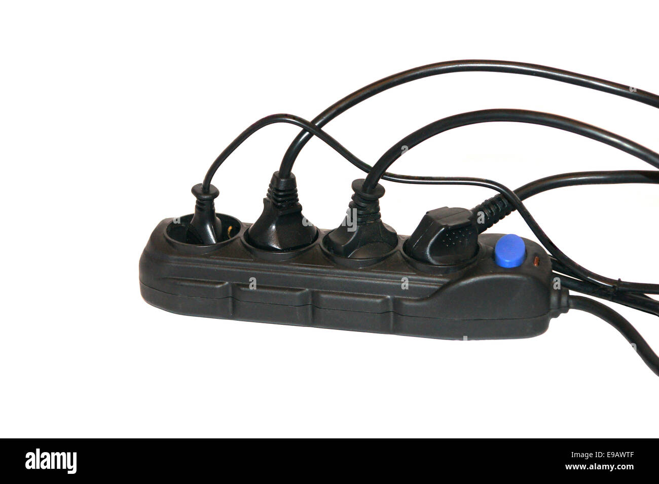 Extension cord with plugs Stock Photo Alamy