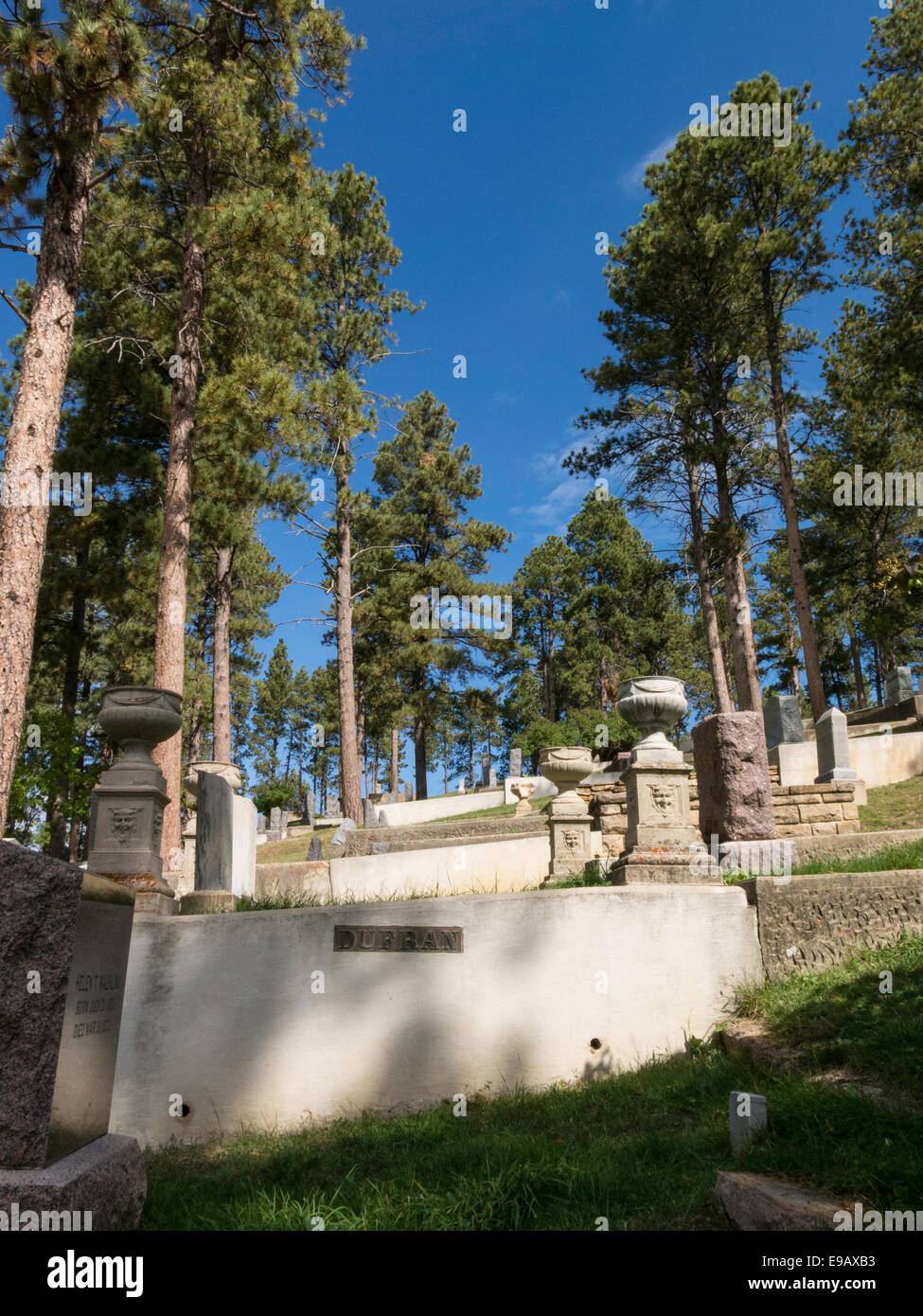 Mount Moriah Cemetery in Deadwood, South Dakota, USA Stock Photo Alamy