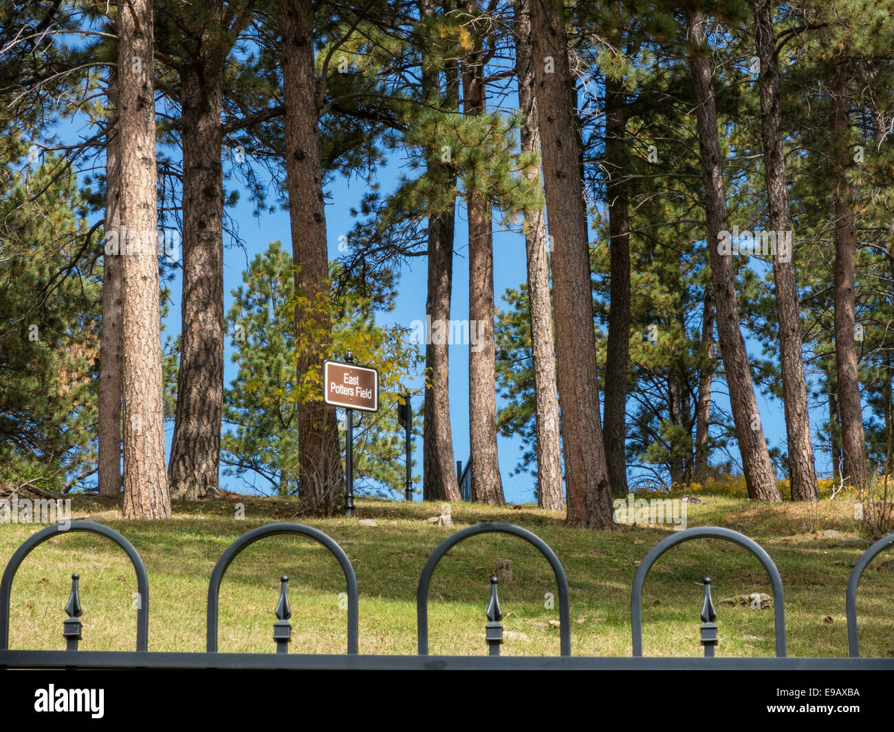 Mount Moriah Cemetery in Deadwood, South Dakota, USA Stock Photo Alamy