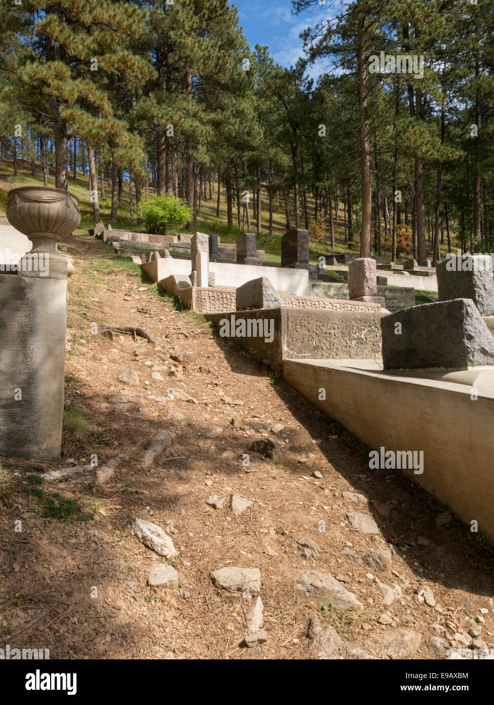 Mount Moriah Cemetery in Deadwood, South Dakota, USA Stock Photo Alamy