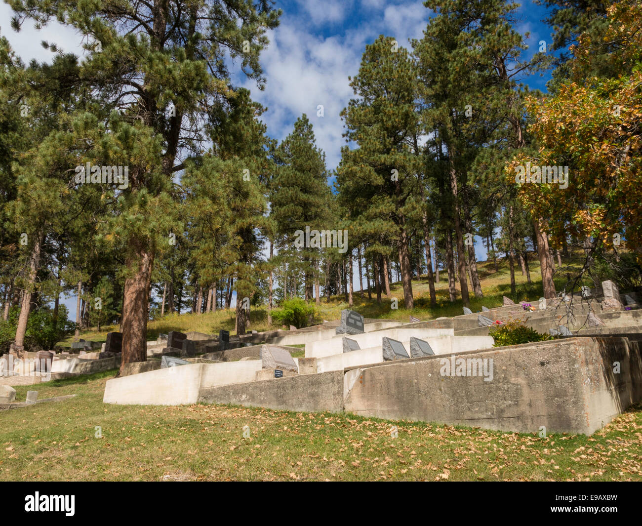 Mount Moriah Cemetery in Deadwood, South Dakota, USA Stock Photo Alamy
