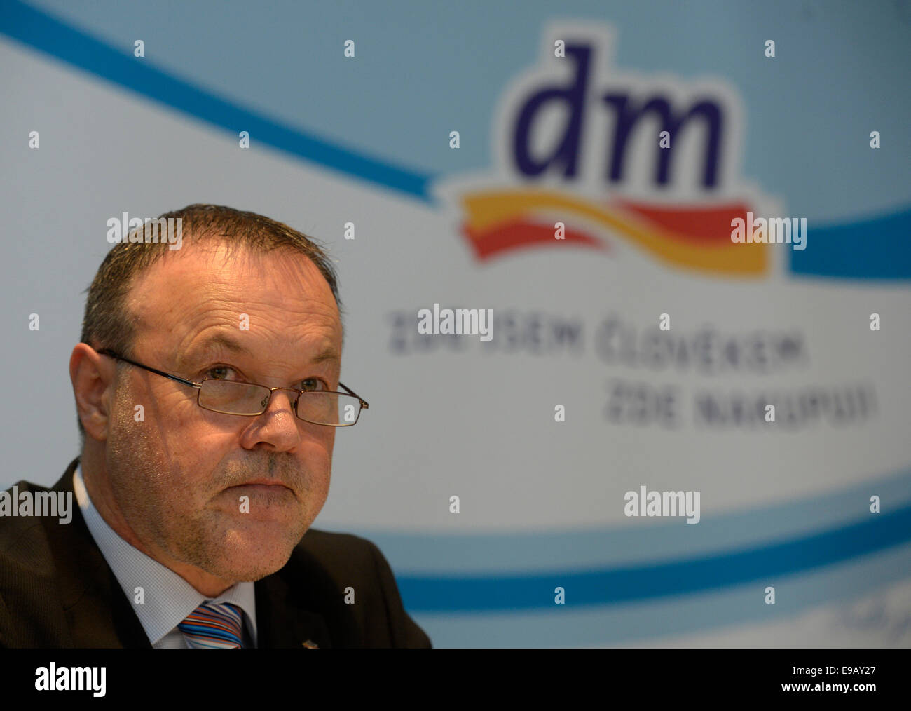 Chemist's chain dm drogerie markt raised its sales in the Czech republic by 4.6 percent to Kc6.81bn in the financial year 2013/2014, the company said at a press conference today, on Thursday, October 23, 2014 in Prague, Czech Republic, without disclosing the size of its profit. dm drogerie markt is a subsidiary of dm drogerie markt GmbH Austria. It opened its first Czech shop in Ceske Budejovice, south Bohemia, in 1993. The parent company, operating via its subsidiaries also in Hungary, Slovakia, Slovenia, Croatia, Serbia, Bosnia and Herzegovina, Romania, Bulgaria and Macedonia, increased its Stock Photo