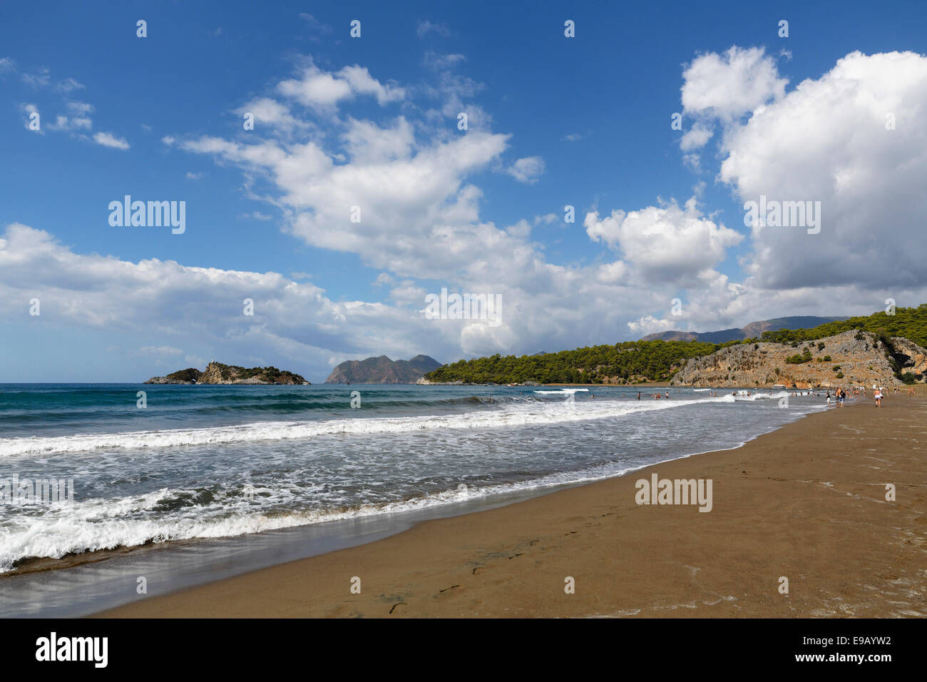 Iztuzu beach, Dalyan, Muğla Province, Lycian and Turquoise Coast, Aegean, Turkey Stock Photo
