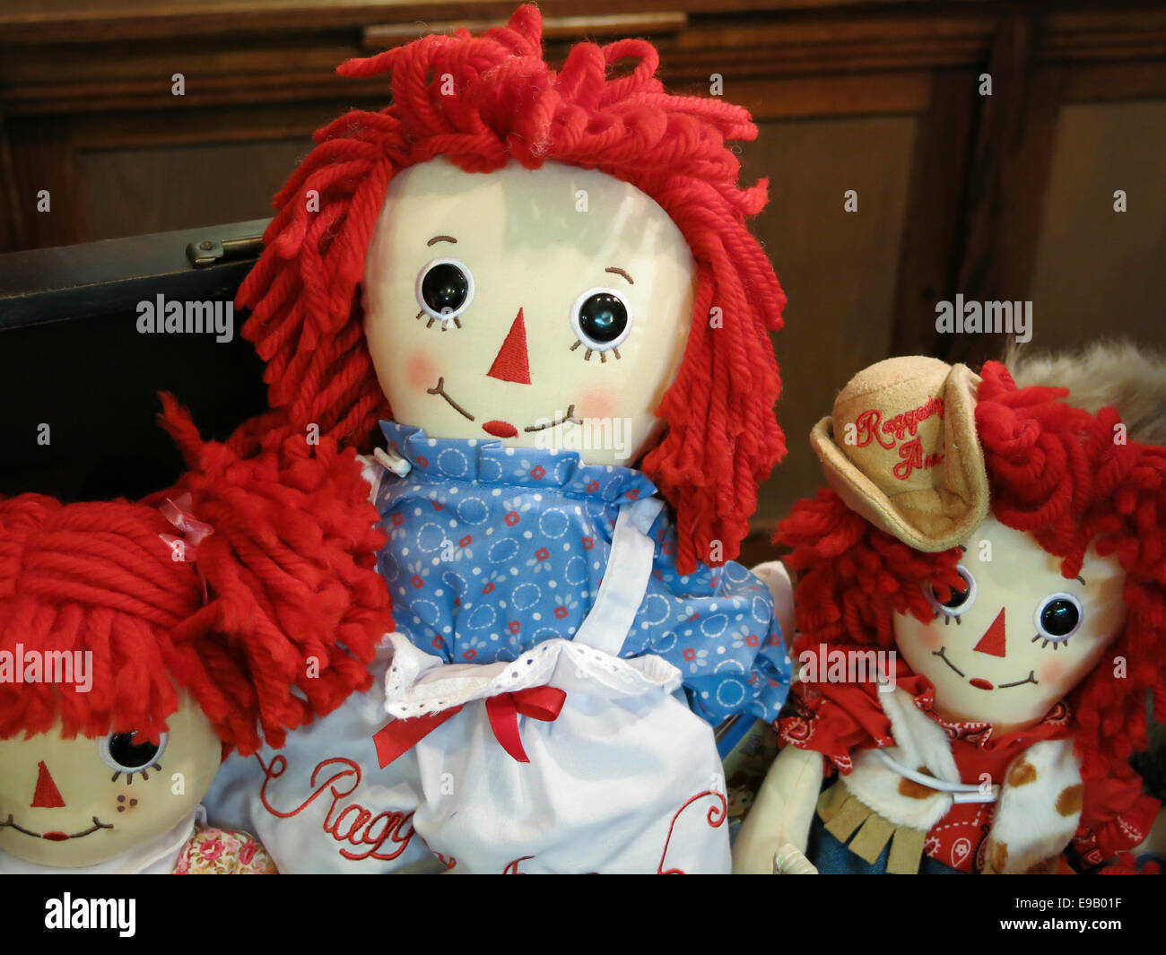 Raggedy an Doli Real Annabelle Desenho Antigo Foto de Stock