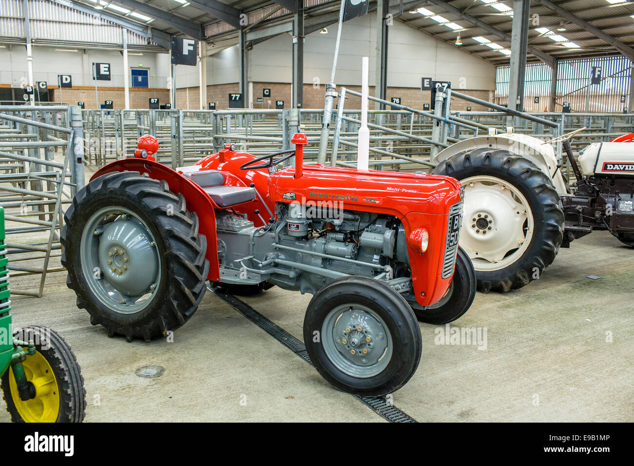 Red Massey Ferguson 35X at vintage tractor show Stock Photo Alamy