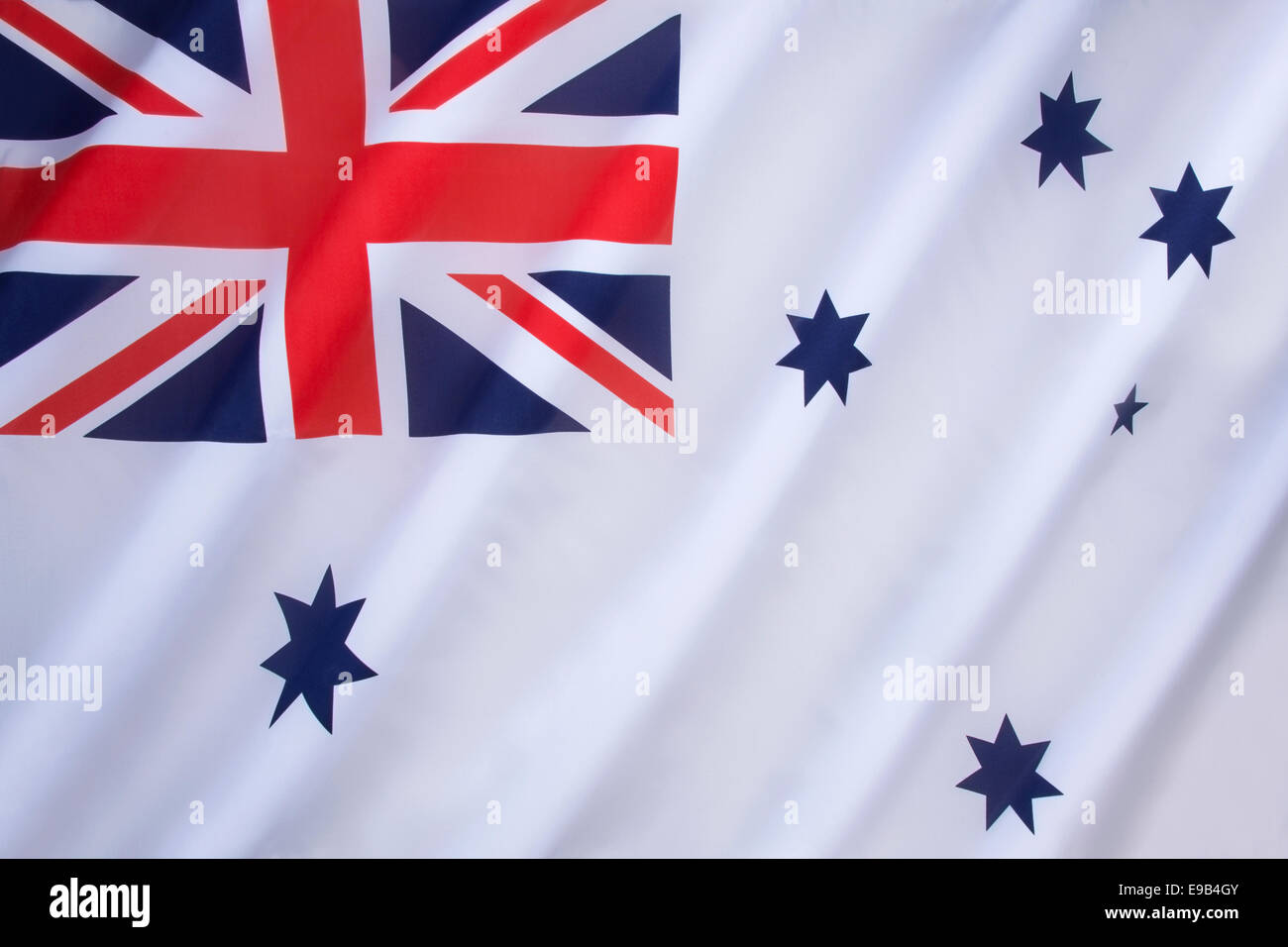 Australian White Ensign Stock Photo