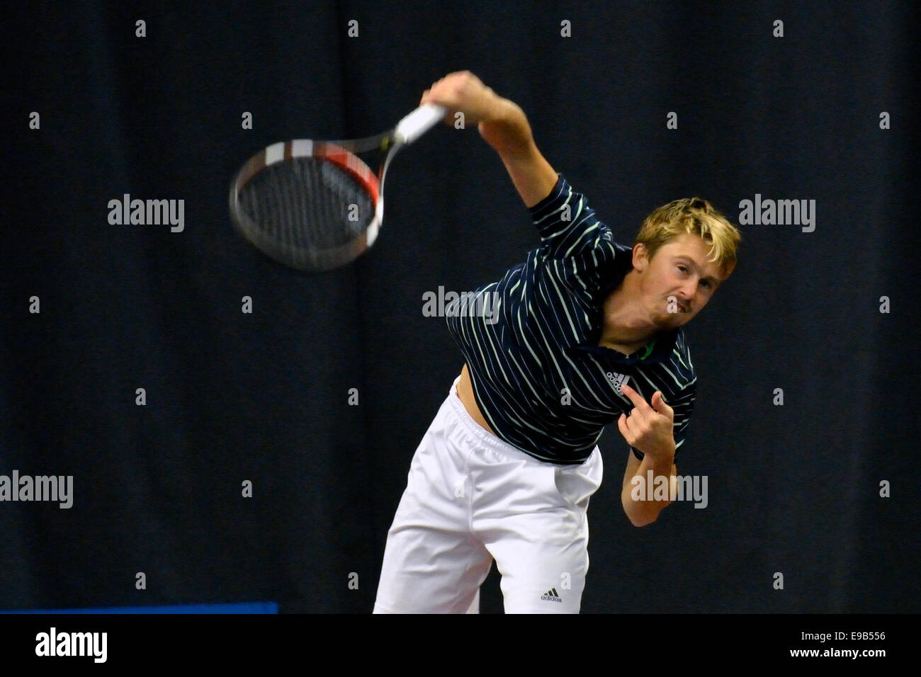 Manchester Tennis Centre Manchester, UK 23rd October 2014 Joshua Milton