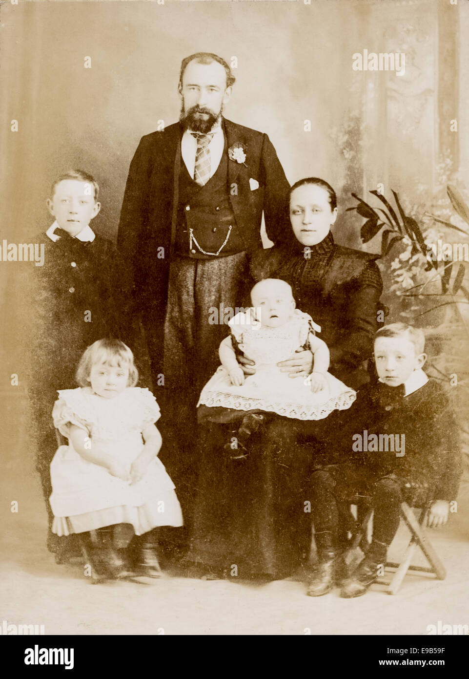 Victorian Era Family Portrait, Photo by: Williams, USA Date…