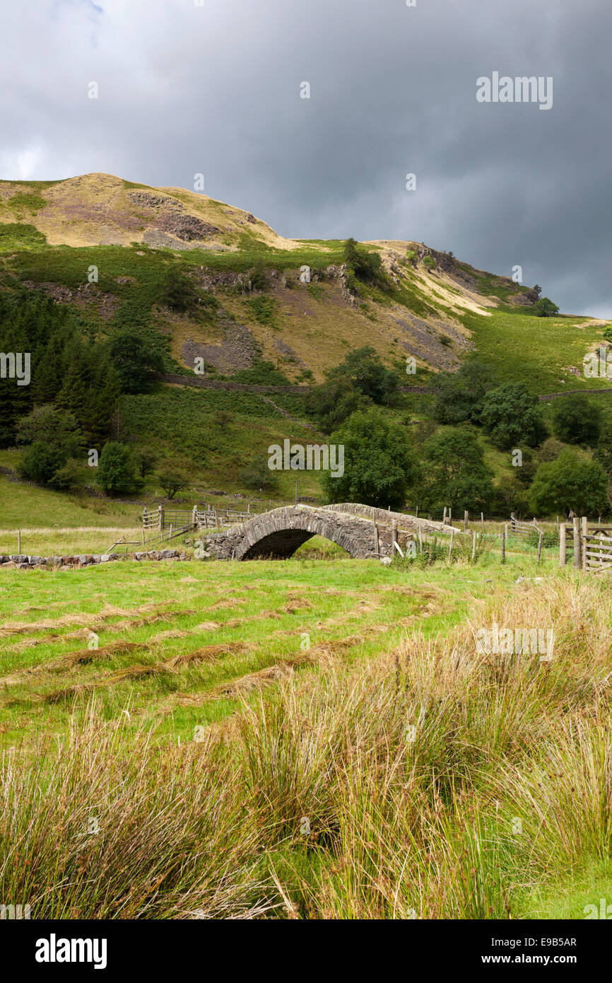 The English Lake District High Rigg and Sosgill Bridge near Keswick