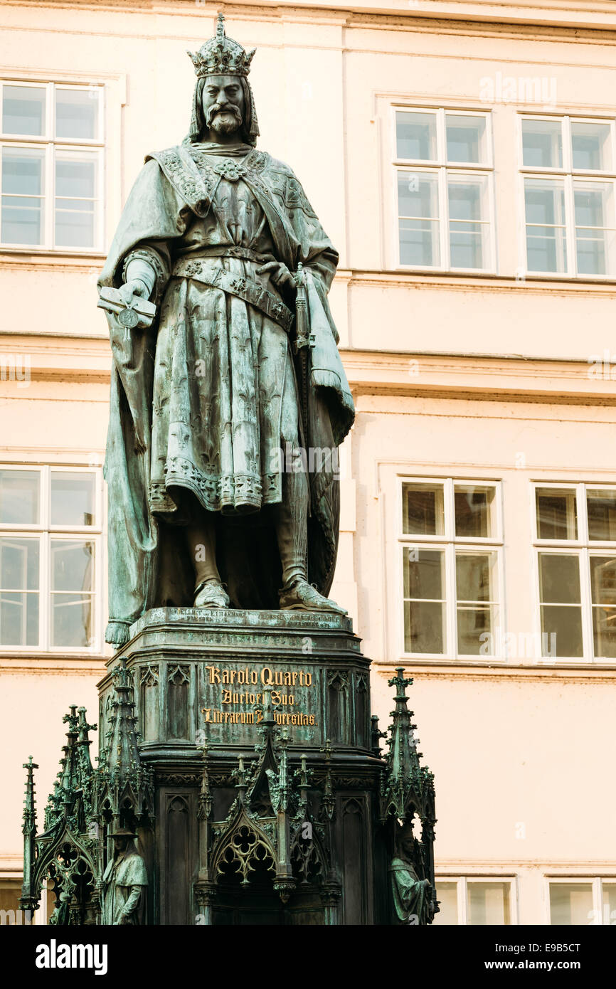 Czech king and holy roman emperor charles iv hires stock