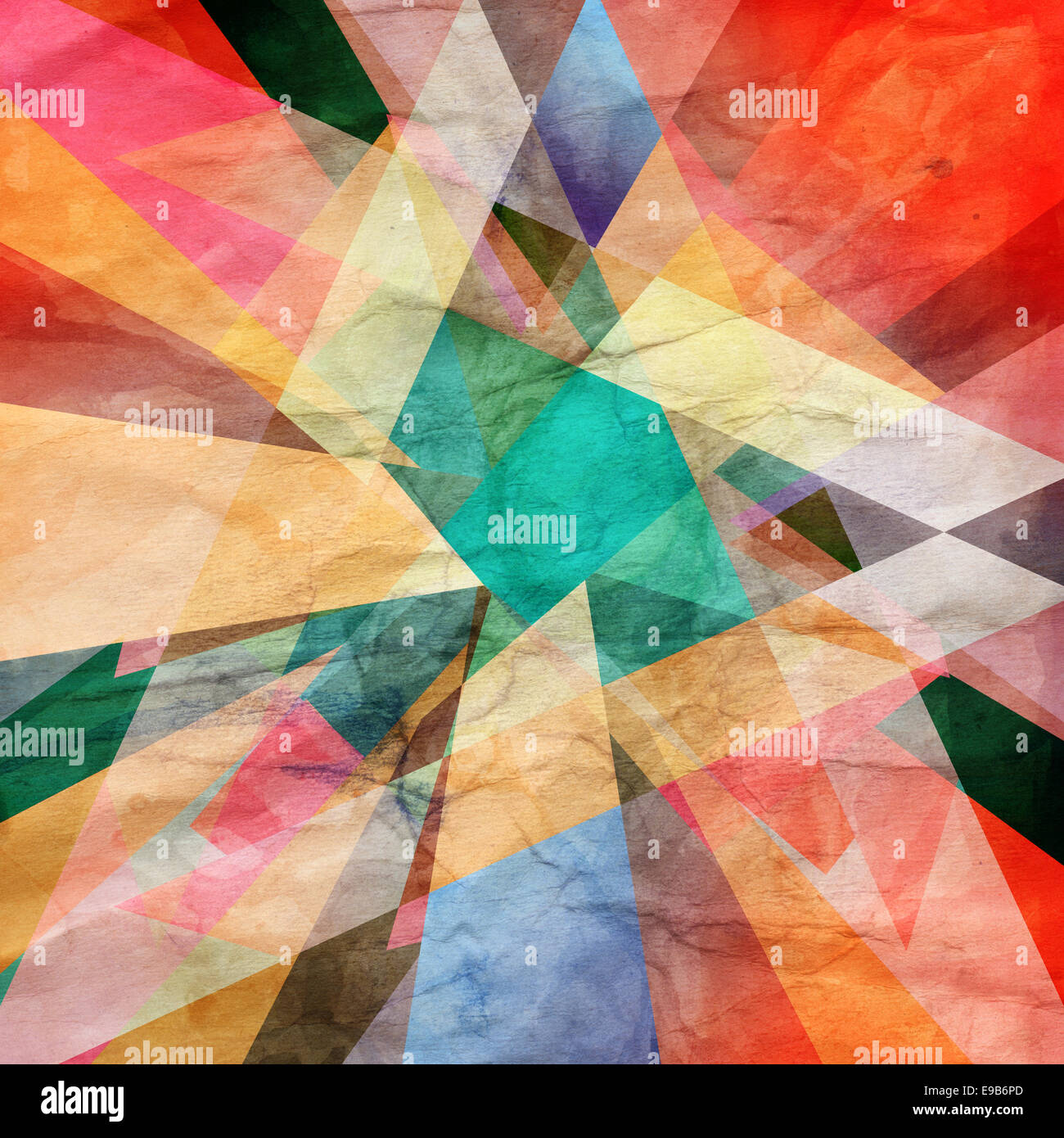 graphic abstract background with geometric elements Stock Photo