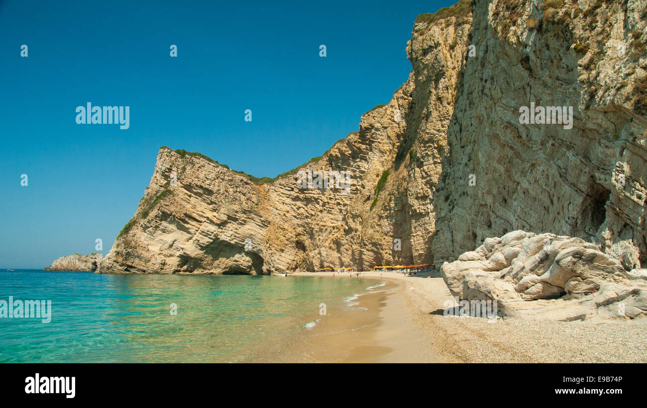 Paradise Beach, Liapades Beach, Corfu Island, Greece Stock Photo - Alamy