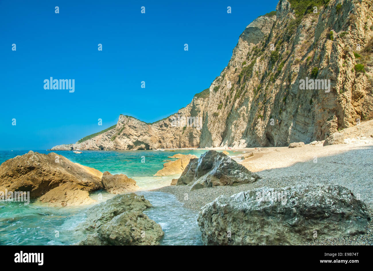 Paradise Beach, Liapades Beach, Corfu Island, Greece Stock Photo - Alamy
