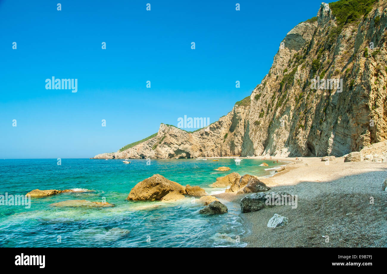 Paradise Beach, Liapades Beach, Corfu Island, Greece Stock Photo - Alamy