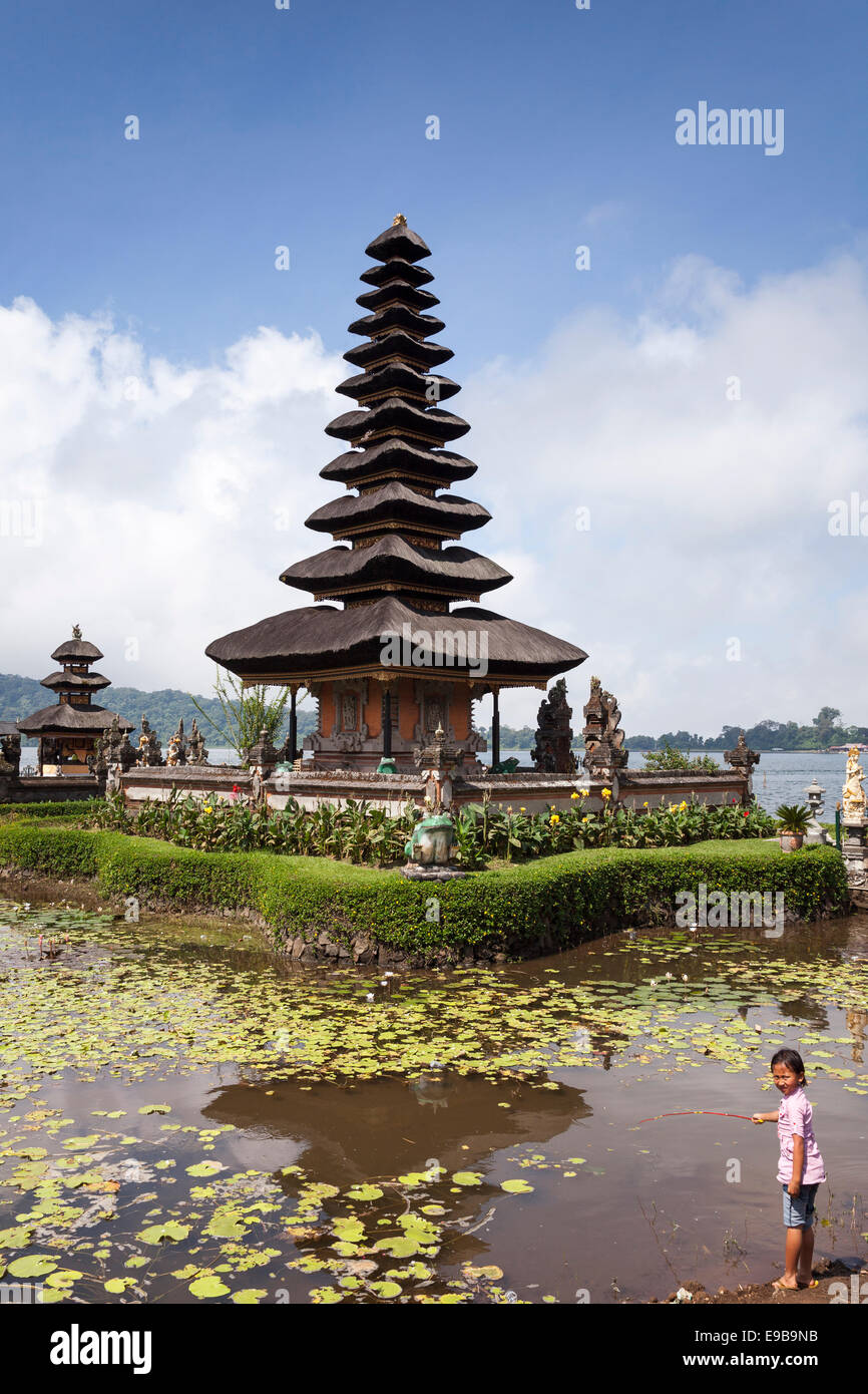 [Pura Ulun Danu Bratan] temple, Bali, Indonesia Stock Photo