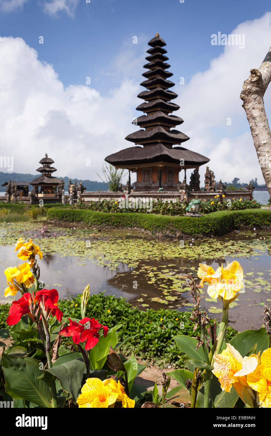 [Pura Ulun Danu Bratan] temple, Bali, Indonesia Stock Photo