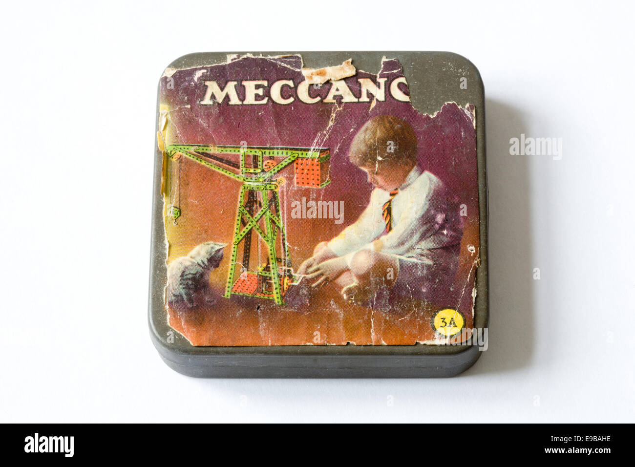 Carton Publicitaire Original Meccano – Juillet 1939 – Création Unique Pour Catalogues – France