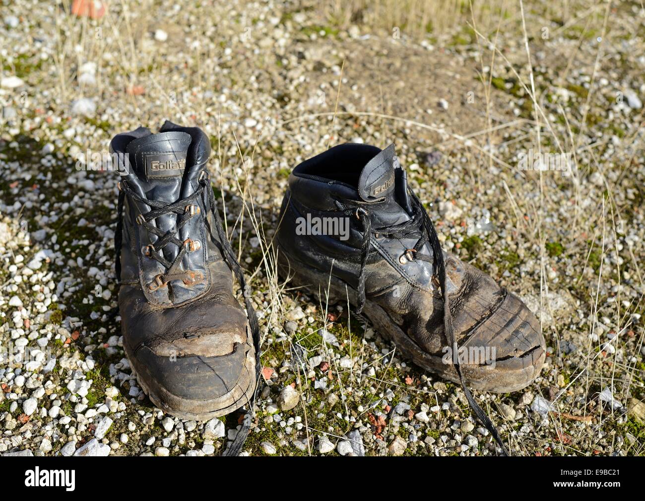 Worn out boots hi-res stock photography and images - Alamy