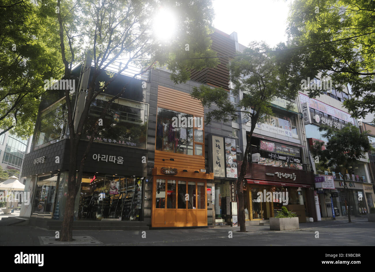 Insadong in Seoul, South Korea. Stock Photo