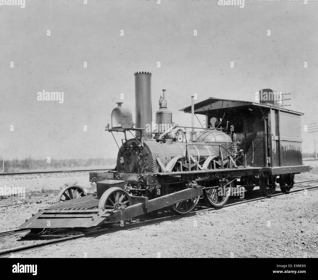The Original John Bull - Locomotive of Camden & Amboy Railroad Company, circa 1893 Stock Photo