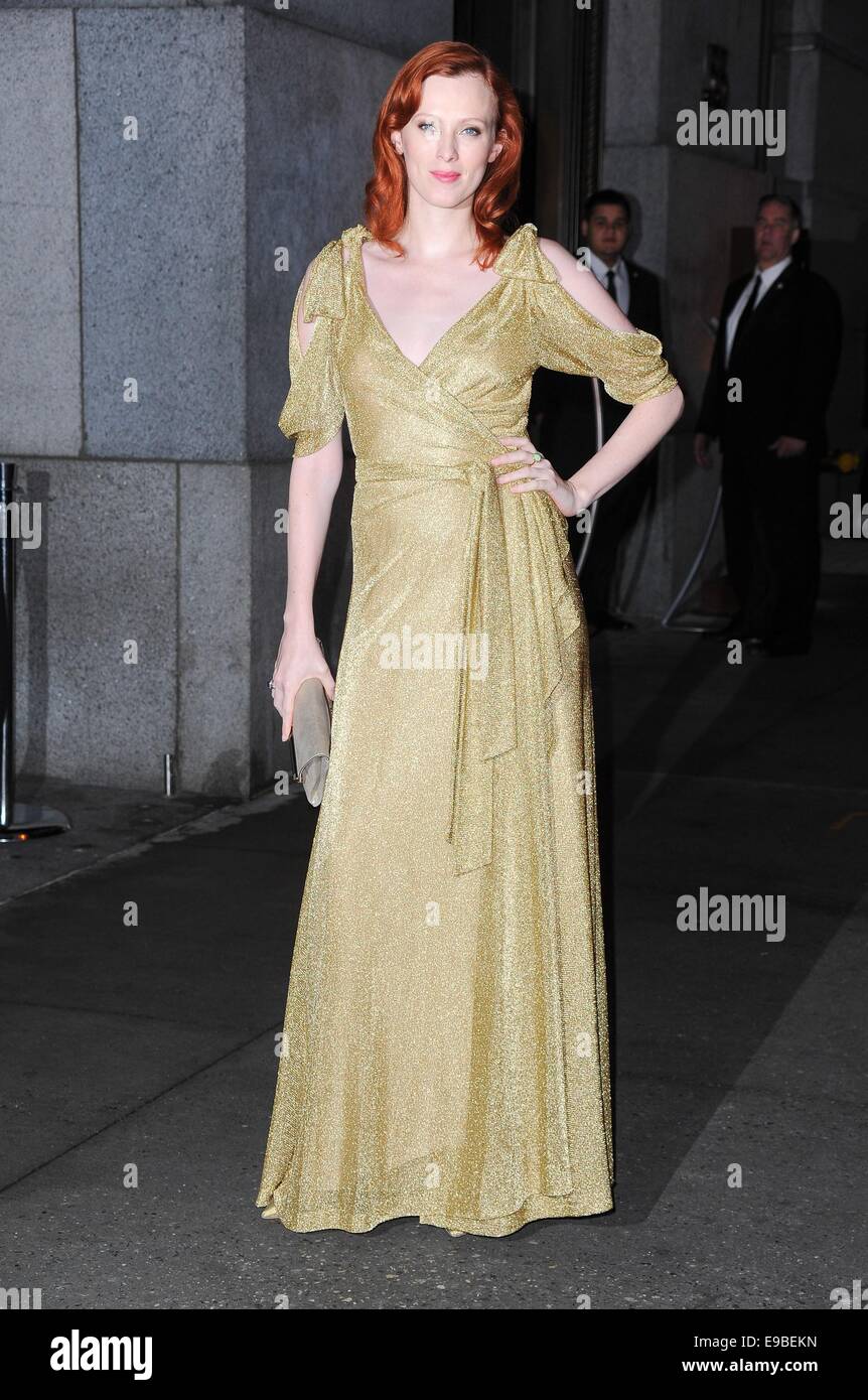 New York, NY, USA. 23rd Oct, 2014. Karen Elson at arrivals for The Fashion Group International (FGI) 31st Annual Night Of Stars 'THE PROTAGONISTS', Cipriani Wall Street, New York, NY October 23, 2014. Credit:  Gregorio T. Binuya/Everett Collection/Alamy Live News Stock Photo