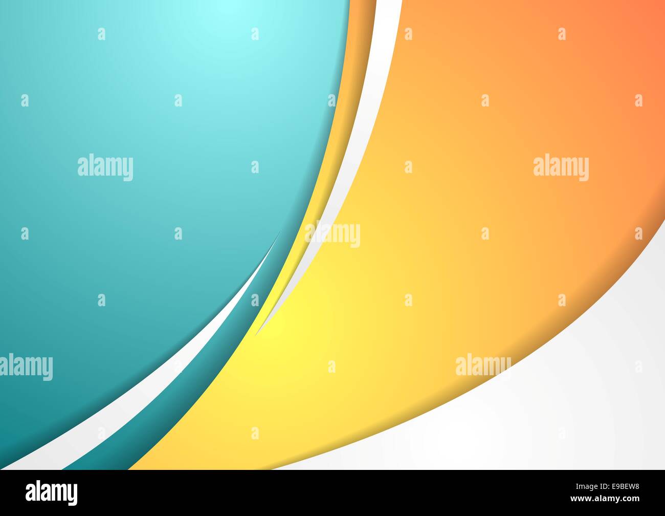 Abstract colorful corporate waves background. Vector design Stock Photo ...