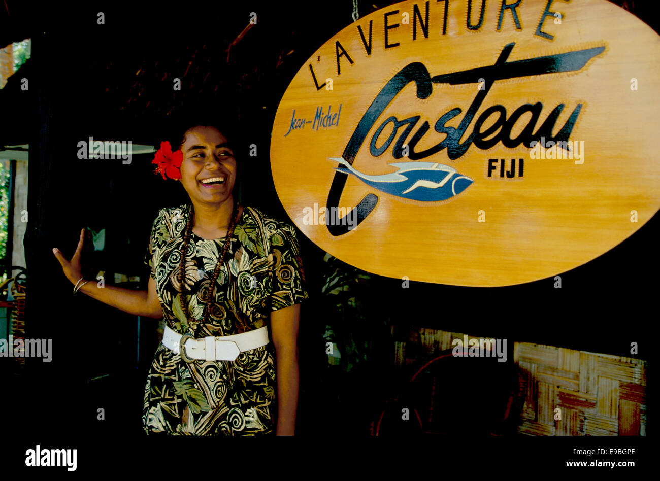 The dive shop at jean michel cousteaus fiji island resort hires stock