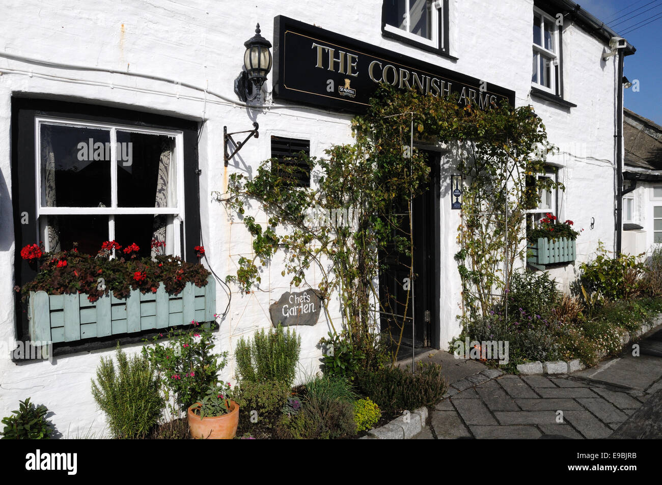 The Cornish Arms Rick Steins Pub in St Merryn Padstow Cornwall England Stock Photo