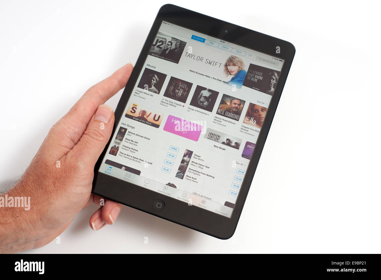 Ipad Mini With Itunes Website Stock Photo Alamy Ipad Mini With Itunes Website Stock Photo Alamy