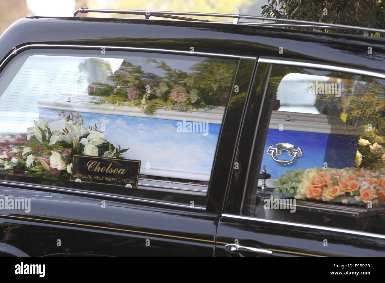 The Funeral of Peaches Geldof at St Mary Magdalene & St Lawrence church