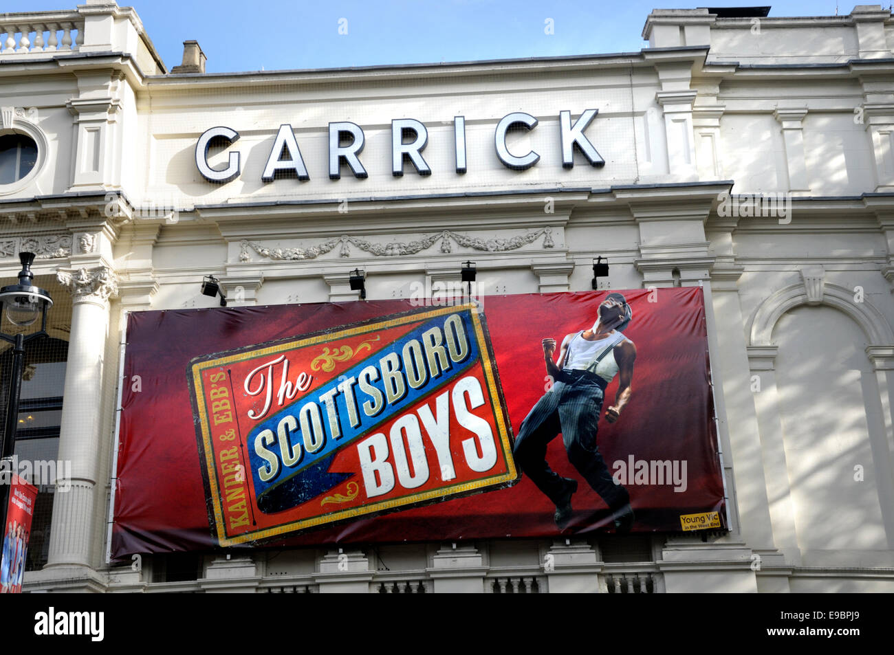 London, England, UK. The Scottsboro Boys at the Garrick Theatre, Charing Cross Road (October 2014) Stock Photo