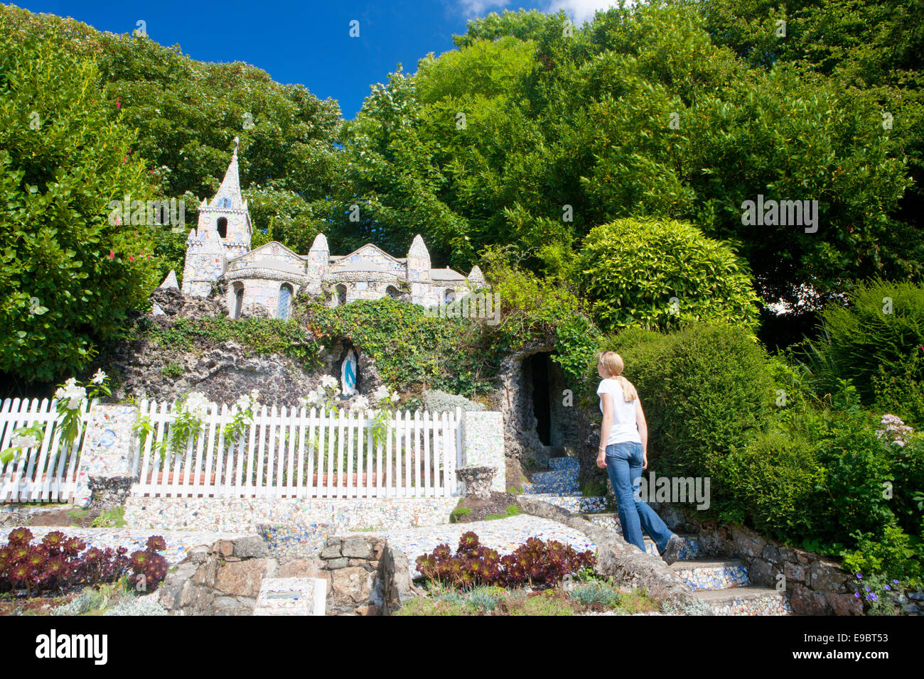 THE LITTLE CHAPEL OF LES VAUXBELETS Stock Photo