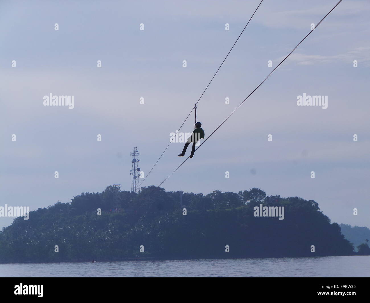 Sablayan Inaugurates Its Island To Island Zipline Which Stretches To 1 7 Kilometers From Sablayan Proper As The Jump Off Point To Pulong Maliit As The Landing Area Of Tourist And Adventure Seekers Who