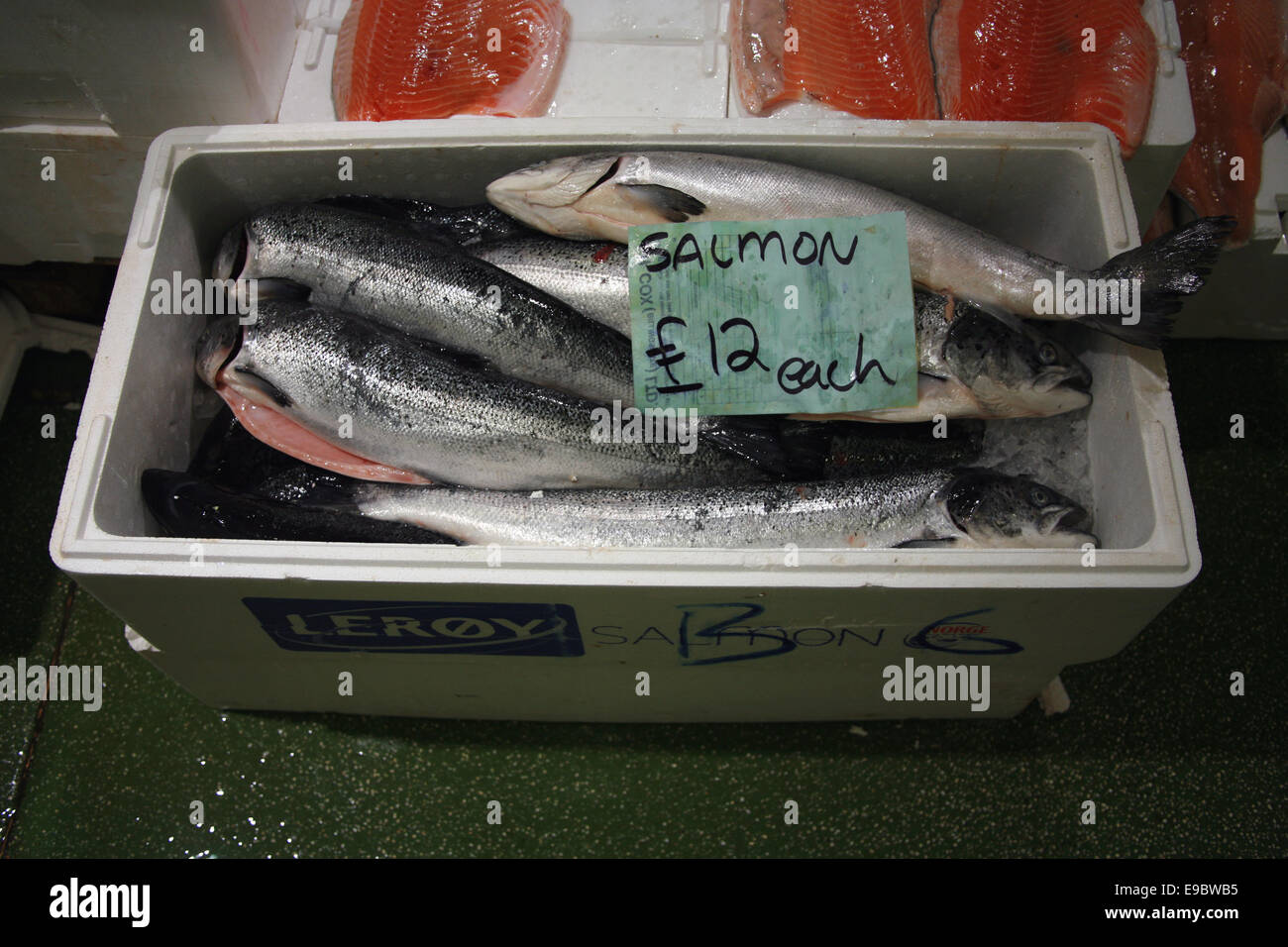 Billingsgate Fish Market Stock Photo Alamy
