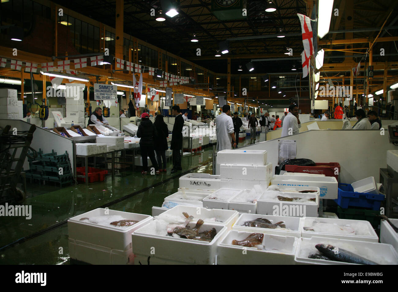 Billingsgate Fish Market Stock Photo Alamy