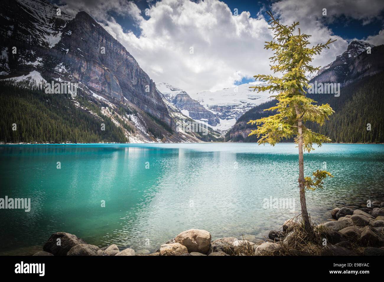 Lake Louise, Banff National Park, Alberta, Canada, North America. Stock Photo