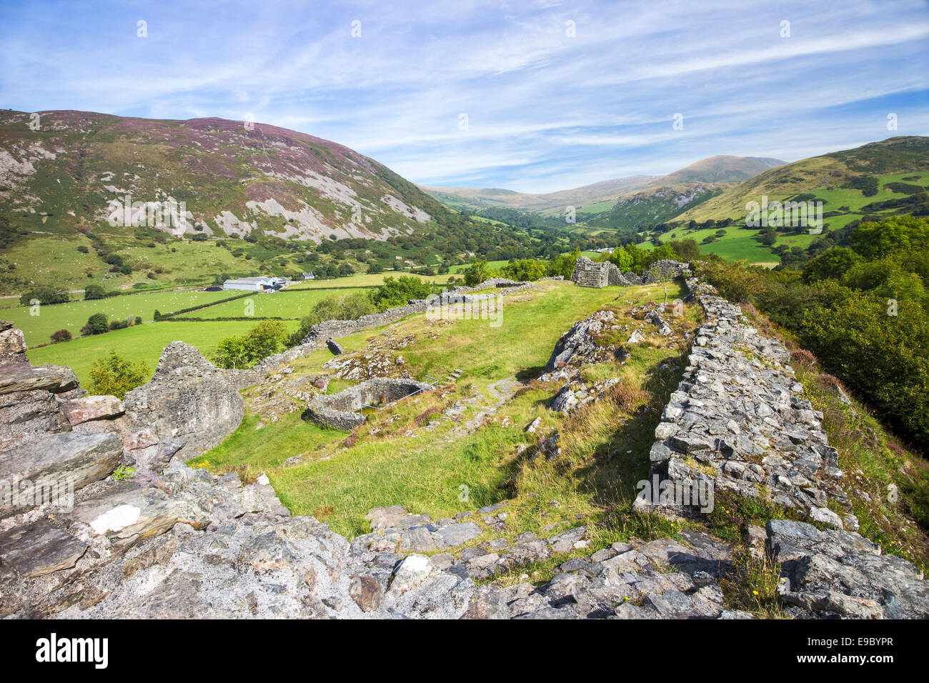 Castell-y-Bere Castle Snowdonia Wales UK Stock Photo