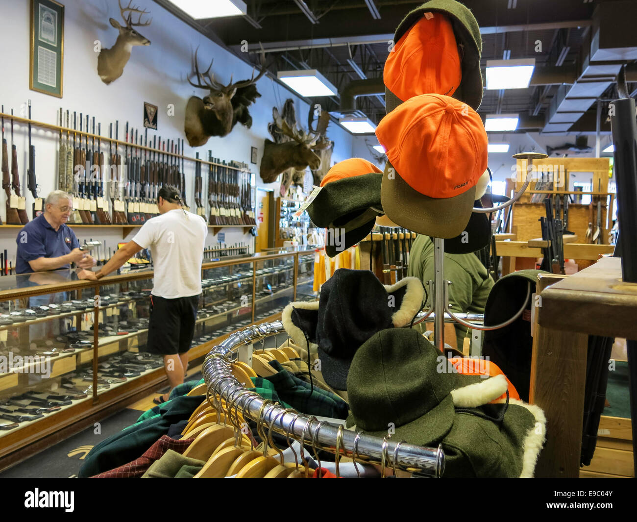 Sporting Goods Store in Rapid City, Black Hills, South Dakota, USA Stock Photo