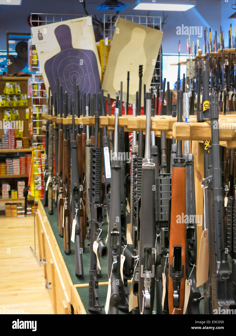 Sporting Goods Store in Rapid City, Black Hills, South Dakota, USA Stock Photo