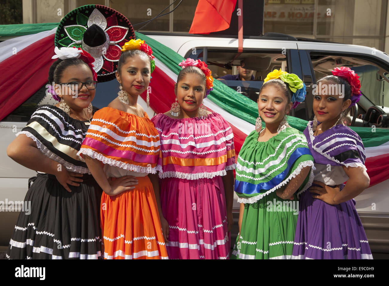 Hispanic Day Parade on 5th Avenue in New York City Stock Photo Alamy