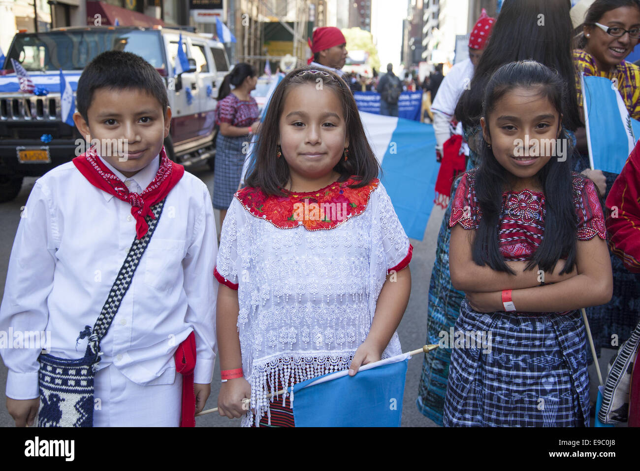 Hispanic Day Parade on 5th Avenue in New York City Stock Photo - Alamy